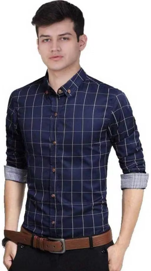 Toroly Treading SATIN Check Full Sleeve Mens Shirt - Image 4