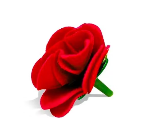 Artificial Flowers Roses for Decorating Purposes and DIY, Crafting, Home Decor, Festival, Pooja Room Decoration ,Potpourri, Flowers For Decorations On Ganpati Pooja Ganesh Chaturthi Rakshabandhan Festivals ( 50 pcs ) Artificial Velvet Roses - 3.5 cm Loose Faux Flowers for DIY Crafts - Image 4