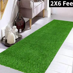 2 X 6 FEET…..ARTIFICIAL GRASS, AH DECOR ARTIFICIAL GRASS, 25MM High Density ARTIFICIAL GRASS Mat Carpet for Balcony, Garden, Natural Fresh Looking Green GRASS 2 X 6 FEET ARTIFICIAL GRASS Carpet, Natural Green)