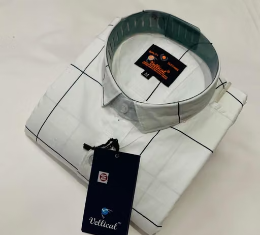 VELLICAL PREMIUM CHECKS PRINTED SHIRTS