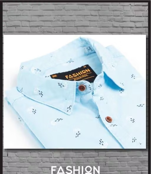 Fashion By Stacktrail 100% Cotton Casual Laffer Print Shirt For Men - Image 2