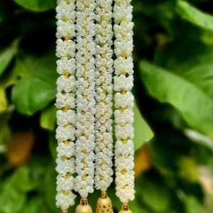 Mogra Bell Fluffy Artificial C Bail Garland, Size 2.0 Feet Used for Home/Office,Festival Christmas Diwali Decoration Pack of 4