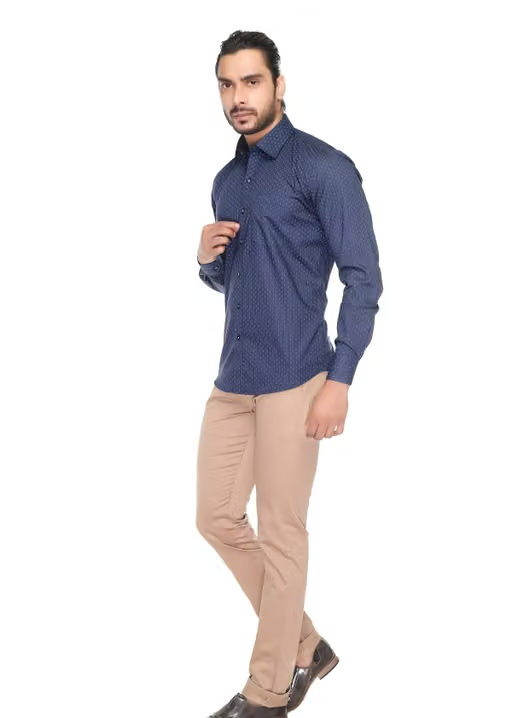 DOFIN Men's Printed Formal Shirt - Image 3