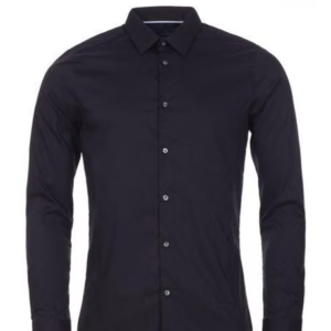 MEN COTTON BLACK SHIRT