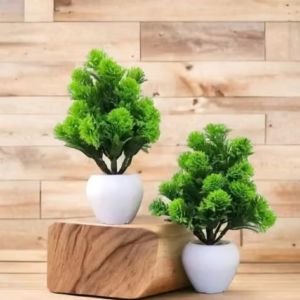 Sp enterprise bonsai artificial flowers plant very attractive plant indoor and outdoor decoration set of 02