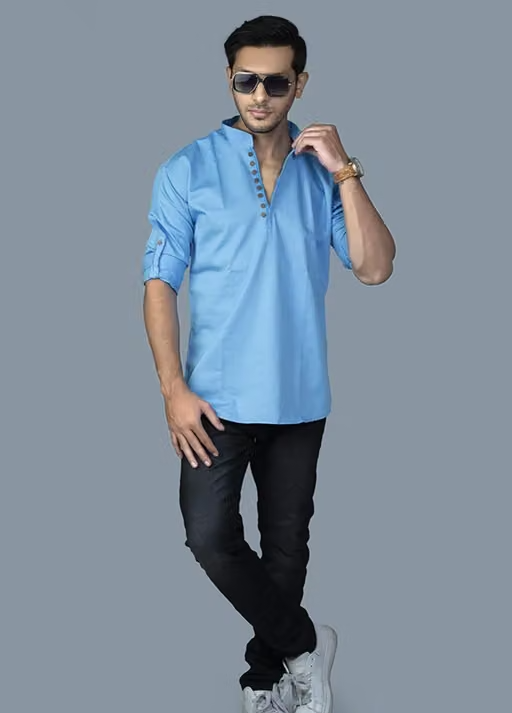 Men's Casual Cotton Shirt - Image 3