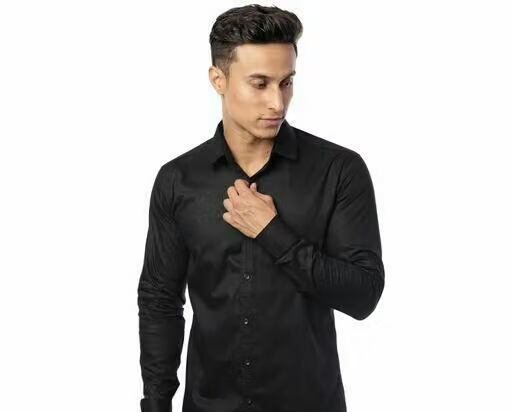 MEN'S CASUAL BLACK SHIRT
