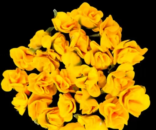 Artificial Flowers Roses for Decorating Purposes and DIY, Crafting, Home Decor, Festival, Pooja Room Decoration ,Potpourri, Flowers For Decorations On Ganpati Pooja Ganesh Chaturthi Rakshabandhan Festivals ( 50 pcs ) Artificial Velvet Roses - 3.5 cm Loose Faux Flowers for DIY Crafts - Image 3