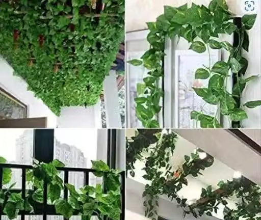 Dev Creation Artificial Garlands Money Plant set of 12 pc - Image 2