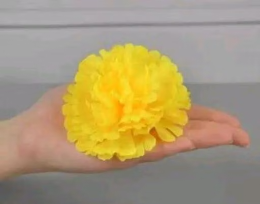 Artificial Loose Carnation Flower (Yellow) -Pack of 30 Pieces - Image 4