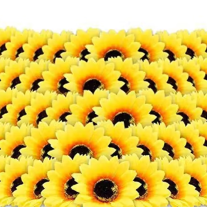 artificial sunflower for home , wedding , party decoration (pack of 50)