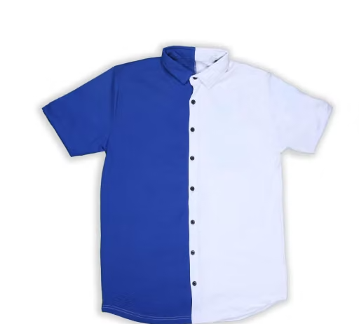Cowboy Fashions Men's Plain Half-Sleeve Premium Quality Lycra Shirt
