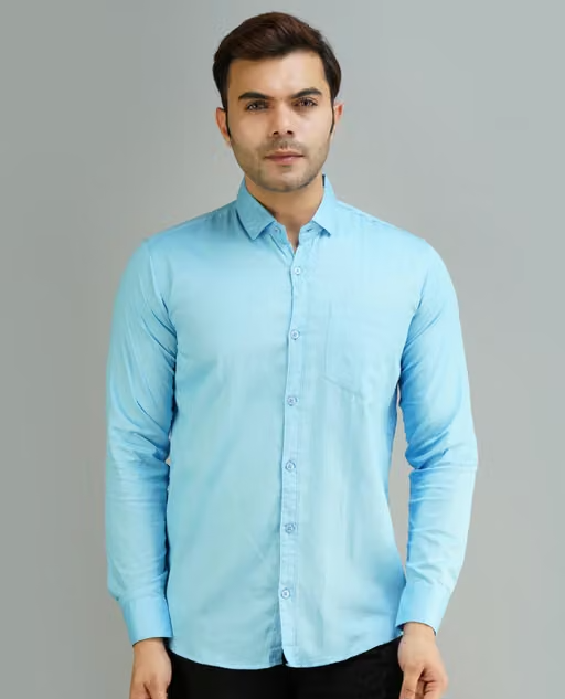Men's Designer Party Wear Casual Solid Full Sleeves Printed Cotton Dotted Premium Shirt (Purple) By SONISHQ - Image 2