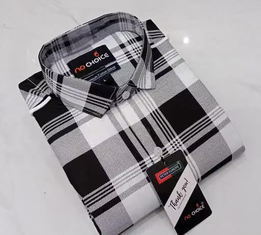 Latest white and black check shirt Premium check shirt for men for daily wear black and white check shirt with slim fit shirt for men pattern slimfit check shirt for office men summer shirt casual breathable casual checks shirt style checkered shirt men