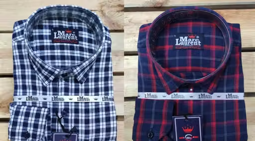 Stylish Casual Cotton Checked Shirts For Men, Full Sleeves Volume-1 combo