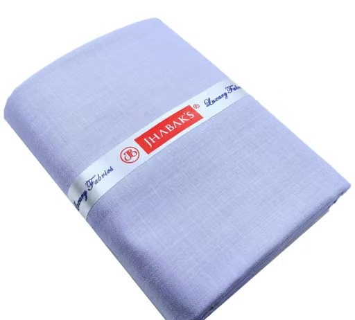 JHABAK'S Premium Unstitched Shirt Fabric for Men Cotton Blend Material 2.25m Shirt Piece Cloth