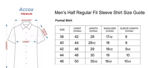 ACCOX Men's Cotton Linen Half Sleeves Formal Regular Fit Shirt - Image 4