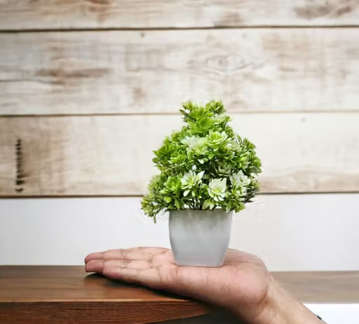 FIRST BUY 3 PCArtificial Potted Plants, Artificial Plastic Eucalyptus Plants Small Indoor Potted Houseplants, Small Faux Plants for Home Decor Bathroom Office Farmhouse - Image 4