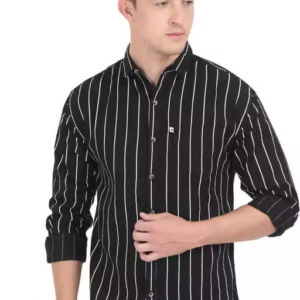 Men's Striped Cotton Shirt