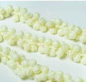 Handmade Artificial Mogra Garland / Toran/ 40 inch long ( White) - 1 Pieces