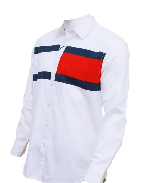 Men's Regular Casual Cotton Peach Shirt - White ( Pack of 1 )-01 - Image 2