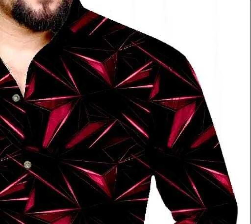 Jaitrafab vala Lycra Regular Fit Printed Full Sleeves Men's Casual Shirt - Multicolor ( Pack of 1 ) - Image 2