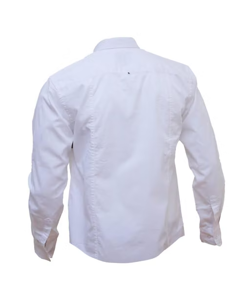 Men's Regular Casual Cotton Peach Shirt - White ( Pack of 1 )-01 - Image 3