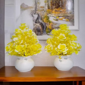 Vansh enterprises Amazing and Latest Design Artificial Flower for Home/Office/Kitchen Decoration set of 2
