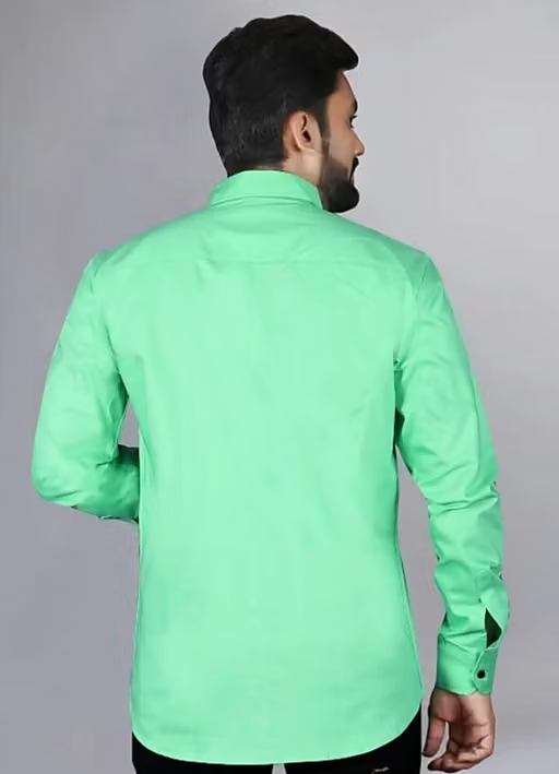 Frekman Gorgeous Plain Casual Cotton Shirt - Image 2