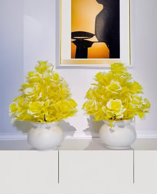 Vansh enterprises Amazing and Latest Design Artificial Flower for Home/Office/Kitchen Decoration set of 2 - Image 3