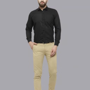 Yashu Fashion Men's Casual Solid Shirt