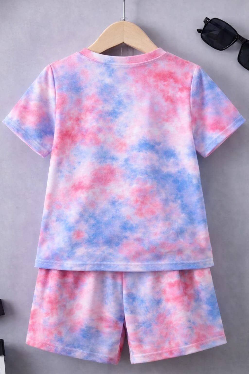 Pack of 1 Unisex Cotton Blend T-Shirt & Shorts Set ( Multi ) - Image 3