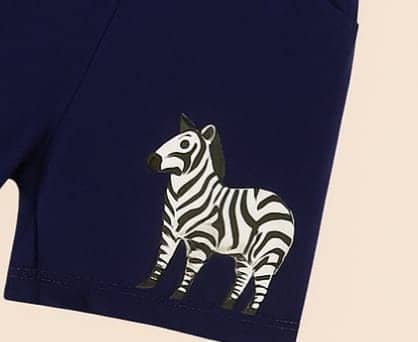 Pack of 1 Unisex Cotton T-Shirt & Shorts Set ( Yellow ) - Image 5