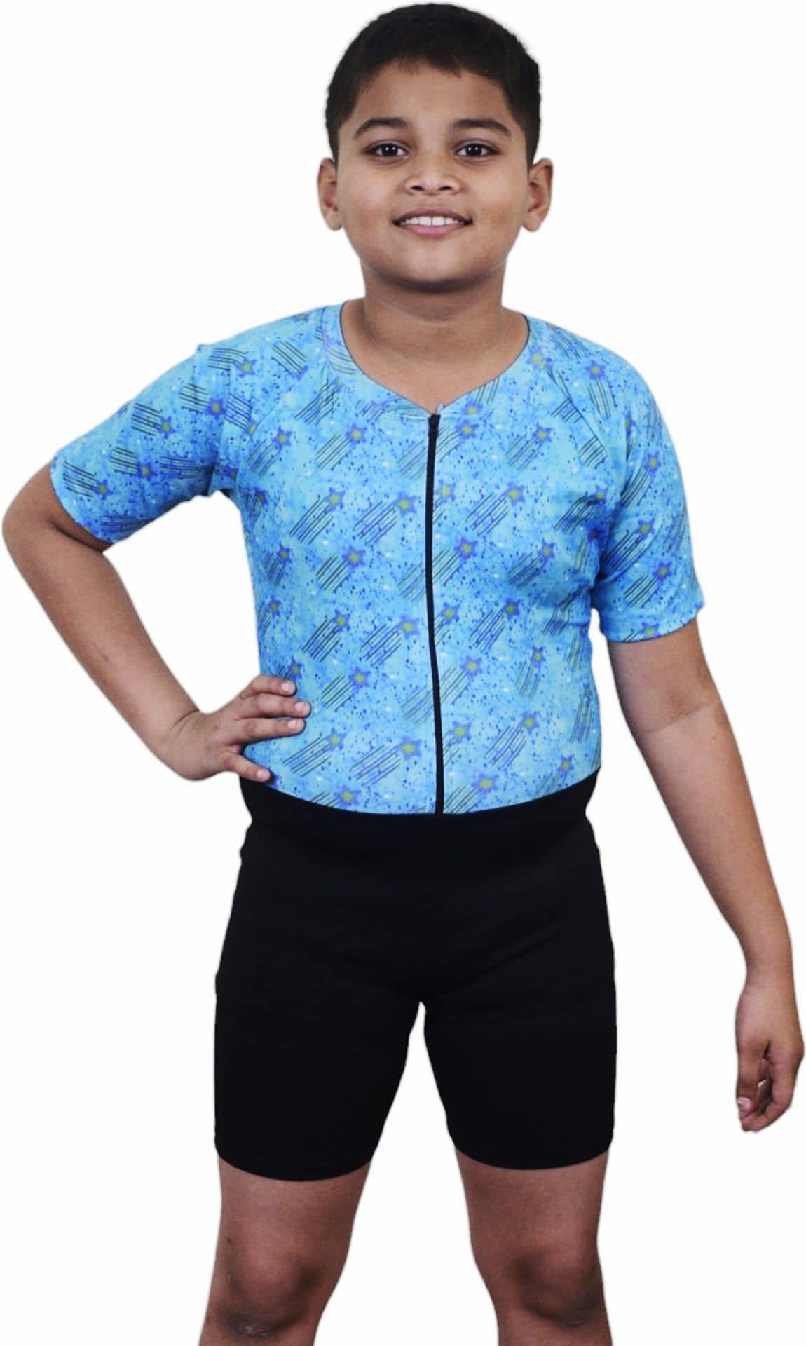 Boys Swimming Bodysuit ( Pack of 1 , Multi ) - Image 2