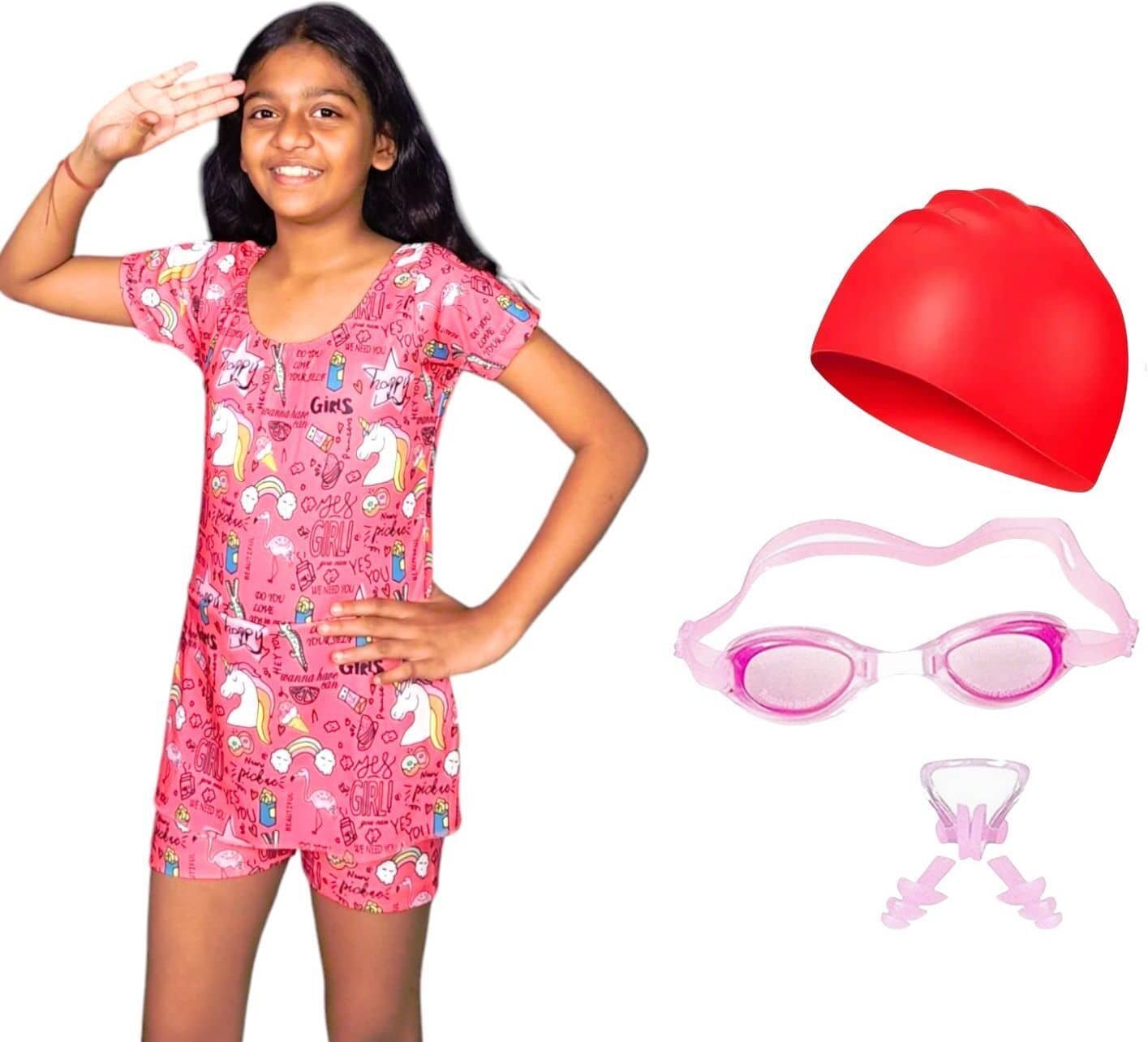 Girls Body Suits ( Pack of 1 , Multicolor )