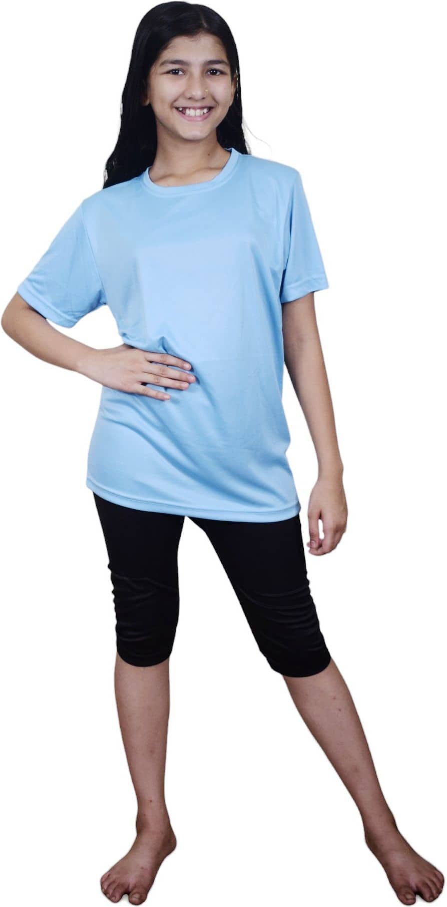 Girls Body Suits ( Pack of 1 , Black )