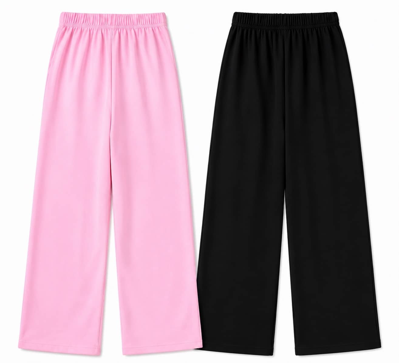 Aksa Pack of 2 Girls 100% Cotton Trackpants ( Colors ) - Image 2