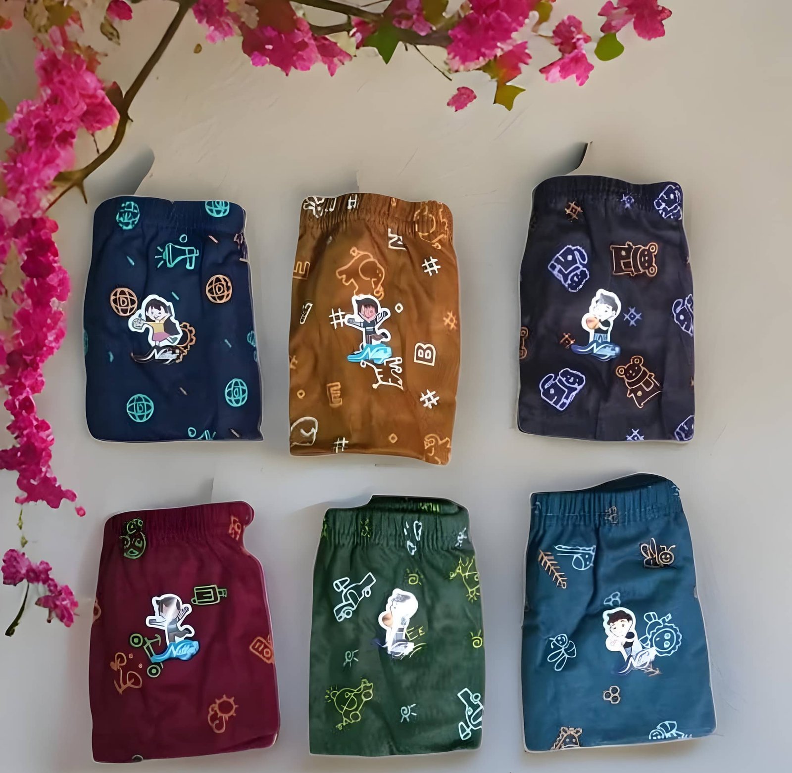 Alan Deers Pack of 6 Cotton Bloomers For Girls ( Multicolor ) - Image 4