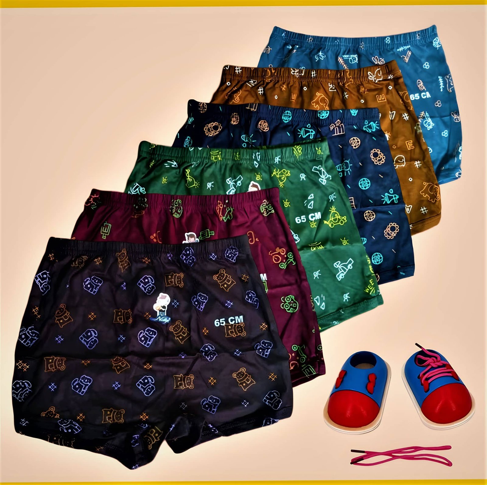Alan Deers Pack of 6 Cotton Bloomers For Girls ( Multicolor ) - Image 7