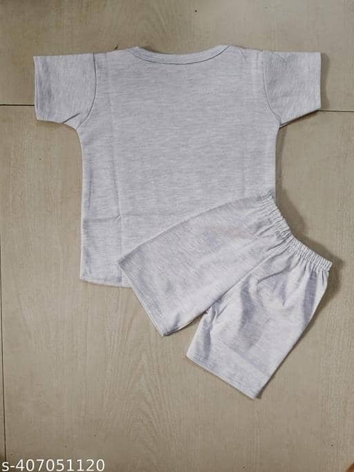 Pack of 4 Baby Girls Cotton Blend T-shirt & Skirts ( Multicolor ) - Image 2