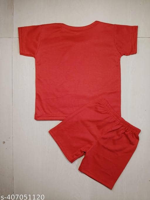 Pack of 4 Baby Girls Cotton Blend T-shirt & Skirts ( Multicolor ) - Image 3