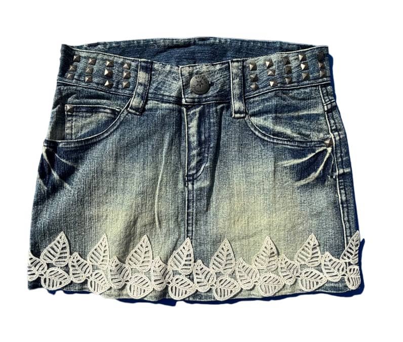 Pack of 1 Girls Denim Shorts ( Navy Blue )