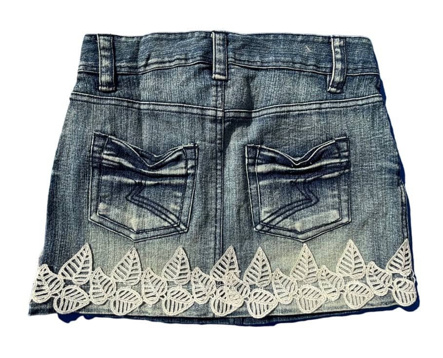 Pack of 1 Girls Denim Shorts ( Navy Blue ) - Image 3