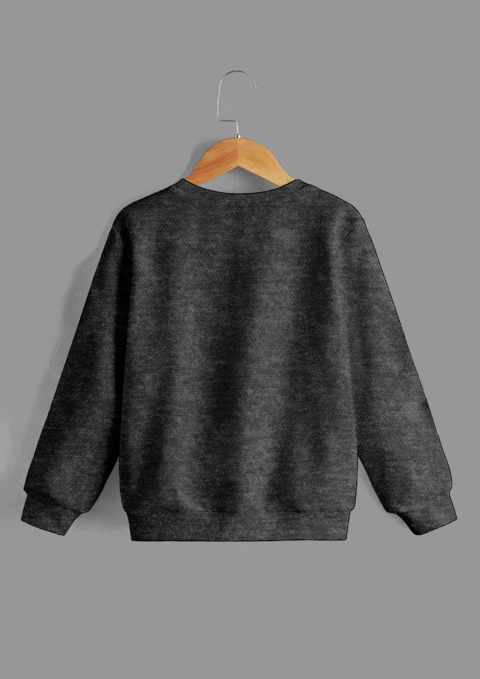 Pack of 1 Boys Cotton Blend Sweatshirt ( Gray ) - Image 3