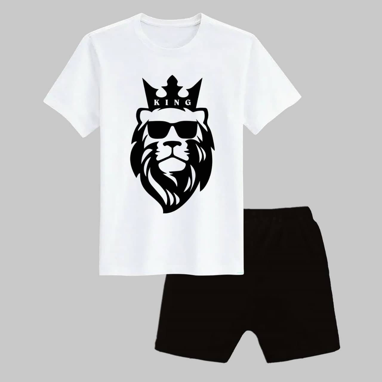 Pack of 1 Unisex Polyester T-Shirt & Shorts Set ( Multicolor )