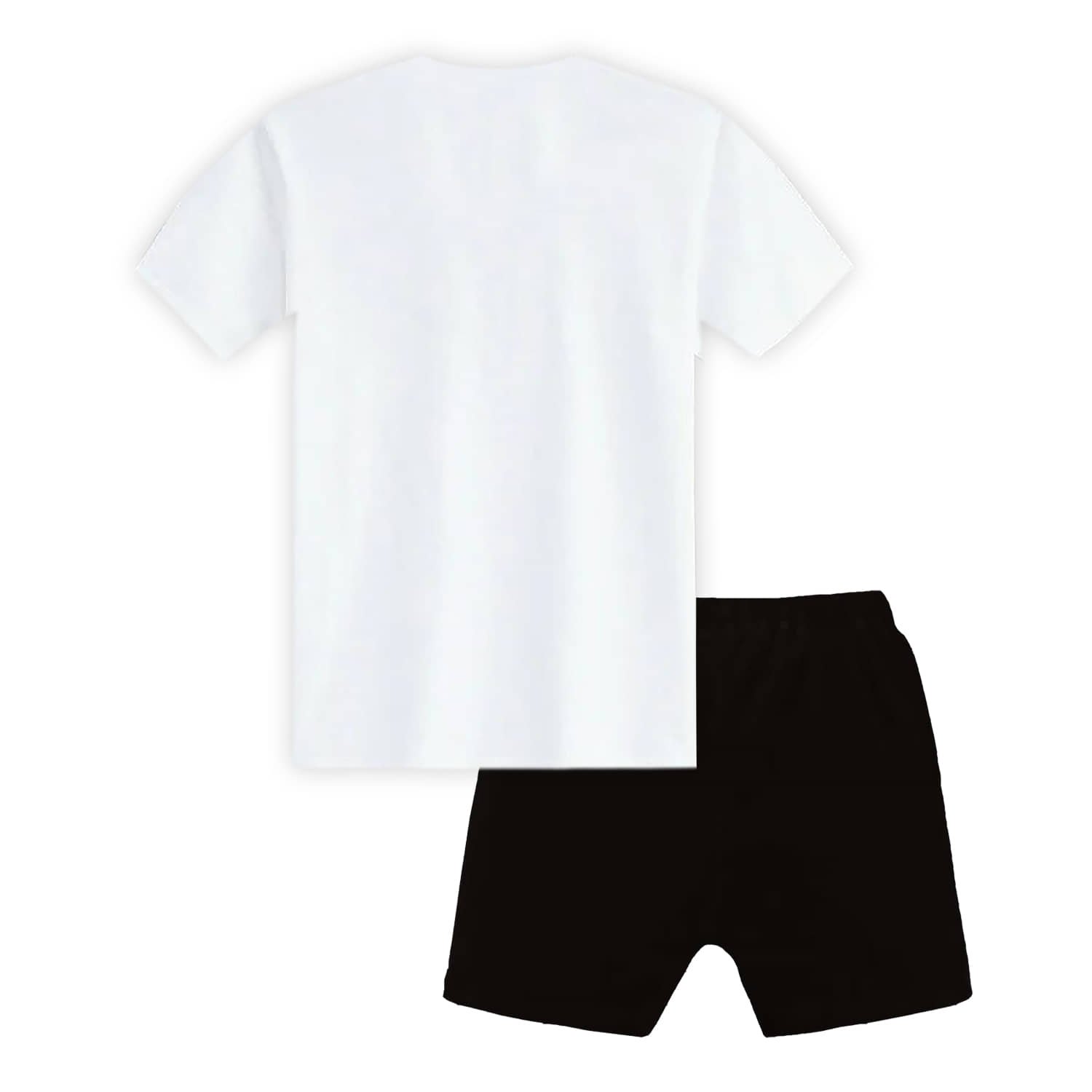 Pack of 1 Unisex Polyester T-Shirt & Shorts Set ( Multicolor ) - Image 3