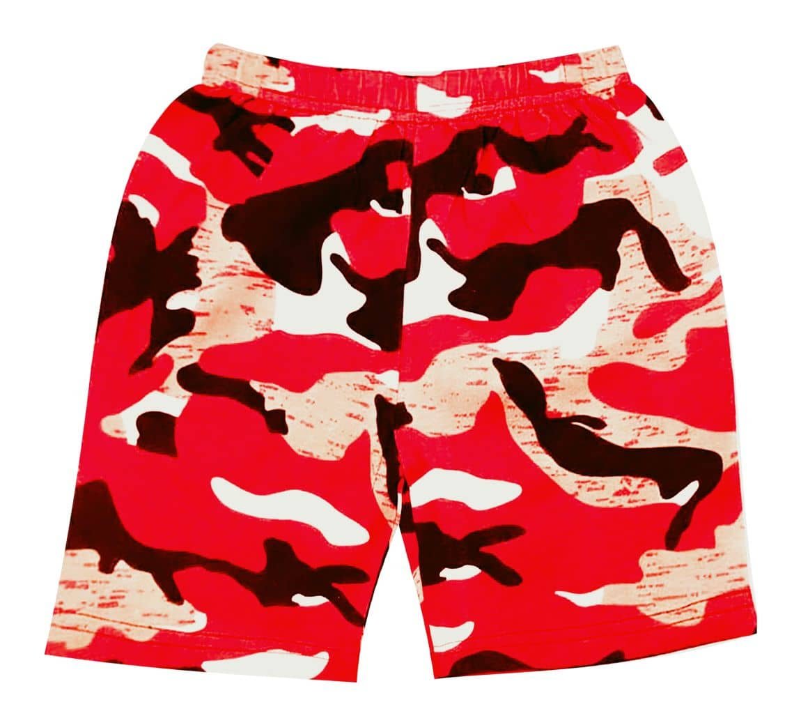 Pack of 4 Cotton Blend Shorts For Boys ( Multicolor ) - Image 2