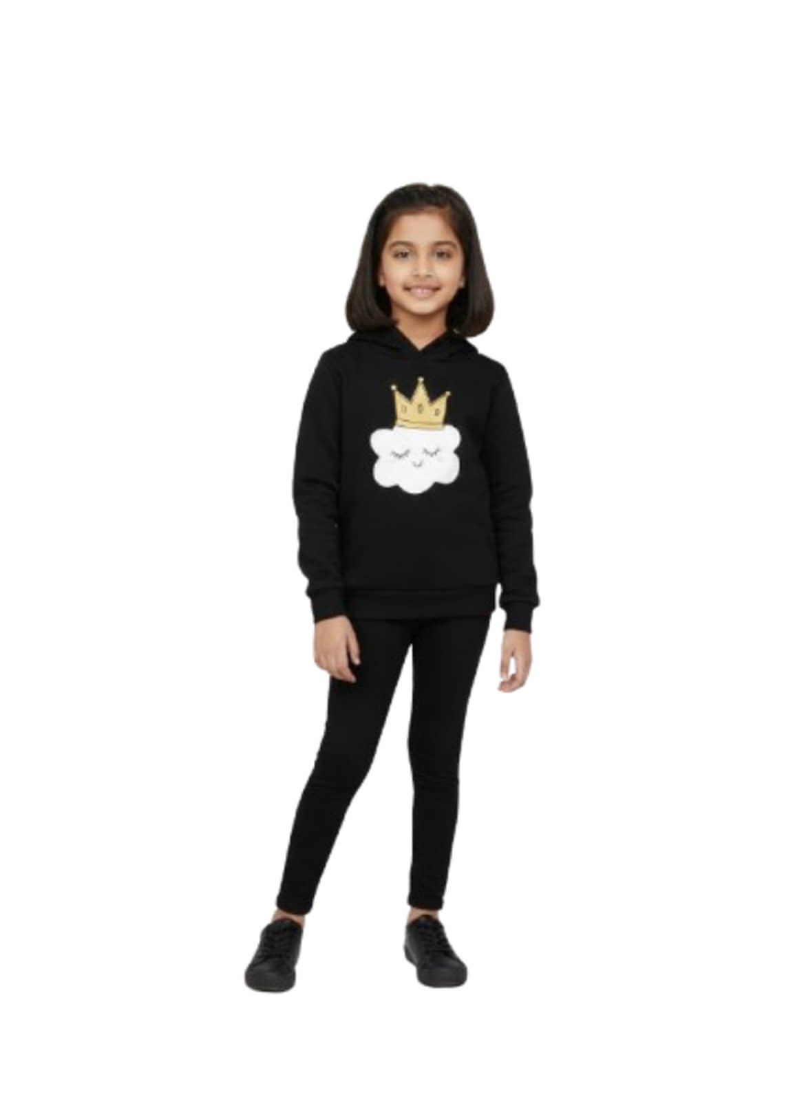 Pack of 3 Girls Cotton Blend Sweatshirt ( Multicolor ) - Image 2