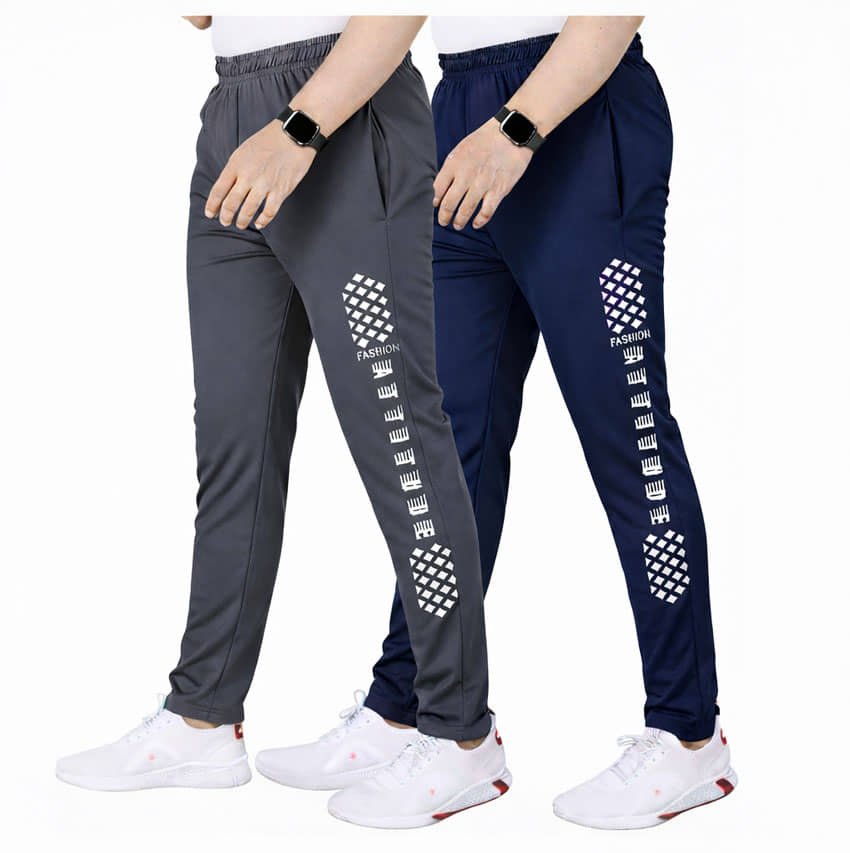 Pack of 2 Boys Polyester Trackpant ( Multicolor 2 )