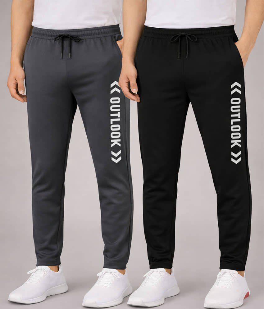 Pack of 2 Boys Polyester Trackpant ( Multicolor 2 )